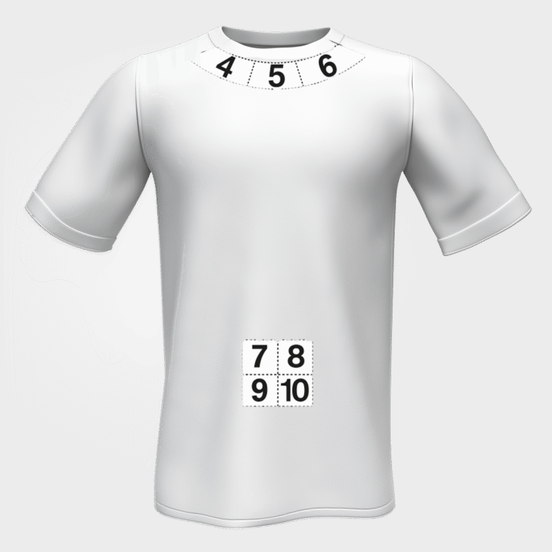 Zenpad T Shirt Compartments Back